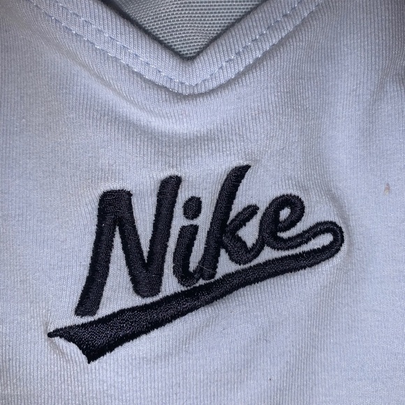 Baby Blue Vintage Cropped Nike Tennis Tank - Picture 2 of 4